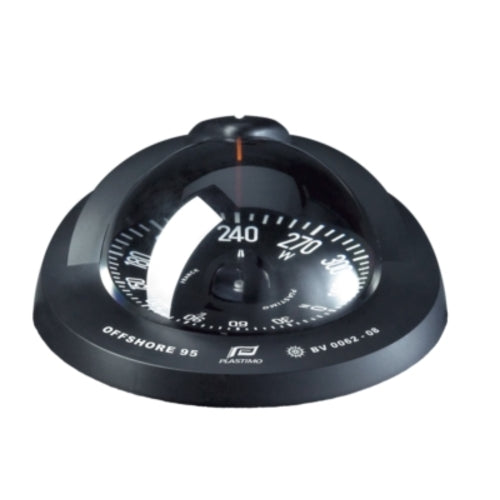Plastimo Kompass Schwarz, Marine-Kompass, Flache Karte, Modell XYZ123