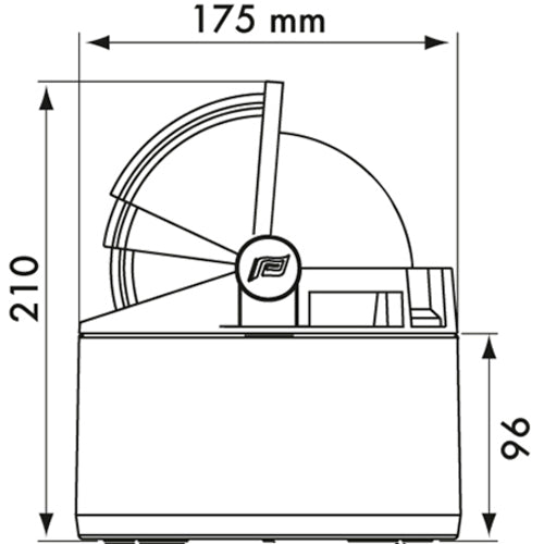 Plastimo Kompass Olympic 135 wasserdicht Rot, Navigationsinstrument, hohe Präzision