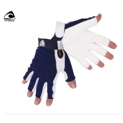 Plastimo sailing gloves leather XSmall, saltwater treated, hand protection with velcro fastening
