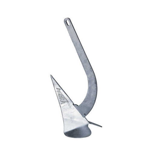 Plastimo anchor galvanized Kobra 2 25kg, ploughshare anchor, fast digging and high hold