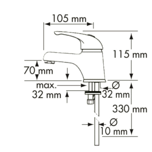 Plastimo Mischregler Schwarz 1.5 kg, Kompaktmodell, Sicherheitshinweise beachten
