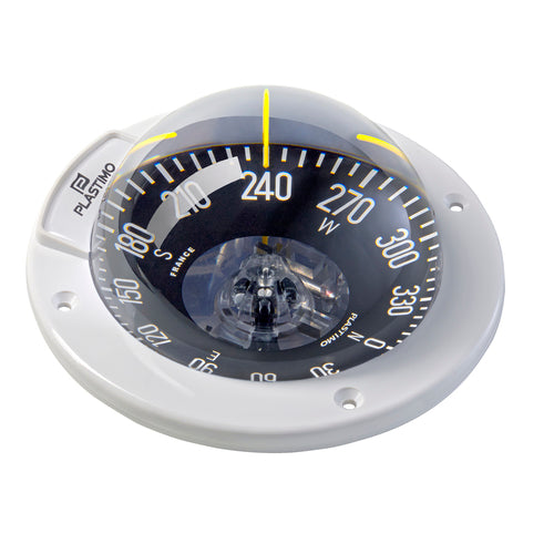 Plastimo Kompass Modell XYZ123 Olympic 100 schwarz, Marine-Kompass, sicheres Einbaumodell