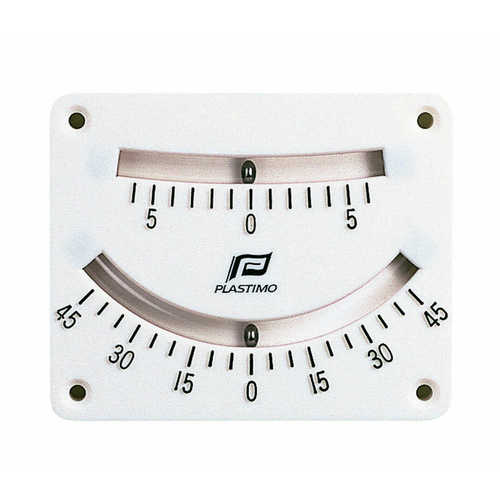 Plastimo Krängungsmesser doppelt ablesbar, Neigungsmesser, neue Modell XYZ123, schwarz