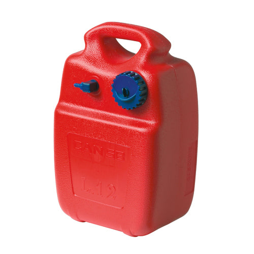 Plastimo fuel tank 12L polyethylene, petrol tank, integrated reserve compartment