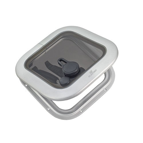 Plastimo Deckluke 211x211 mm, Fenster, wasserdicht und stilvoll, unsichtbare Scharniere