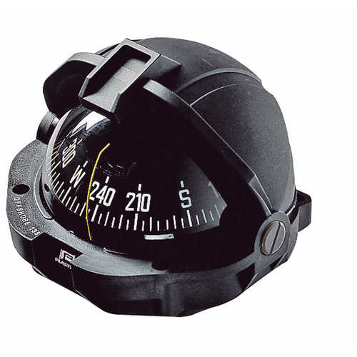 Plastimo Kompass Offshore 135 Schwarz, Navigationsinstrument konische Rose, Sicherheit für anspruchsvolle Segler