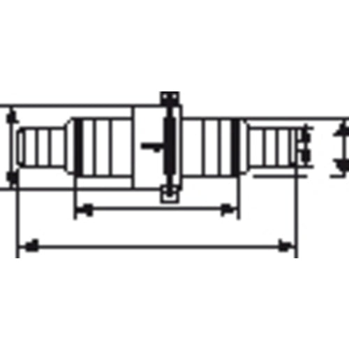 PLASTIMO Rückschlagventil 25/38 mm, Rückflussverhinderer, neues Modell XYZ123, Schwarz