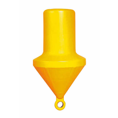 PLASTIMO Markierungsboje gelb, Schwimmboje, Modell XYZ123, Sicherheitshinweise beachten