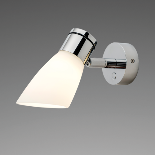 Prebit LED Wandleuchte R1 dim2warm® dreh- und schwenkbar, Raum-Leselicht innen, integrierter USB-Lader
