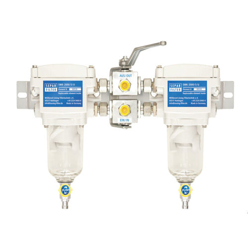 Separ Wasserabscheider/Kraftstofffilter 5l/min, Dieselfilter, hohe Abscheideleistung