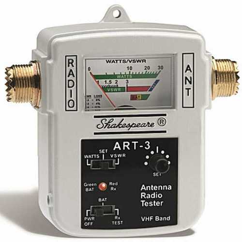 Shakespeare UKW Antennen- und Radio-Tester, VHF Test Meter, Testempfänger, Ausgabestrom & VSWR, Batterie-intern/12VDC