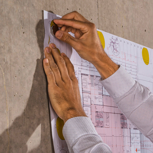 Silwy Magnet-Pins Set Metall-Nano-Gel-Pads, smarte Befestigung ohne Bohren, wiederverwendbar