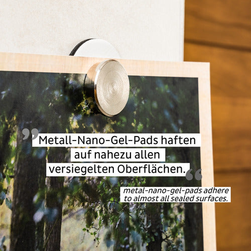 silwy Magnet-Pins weiß 2er Set, Magnet-Pin Set, kein Bohren oder Kleben erforderlich