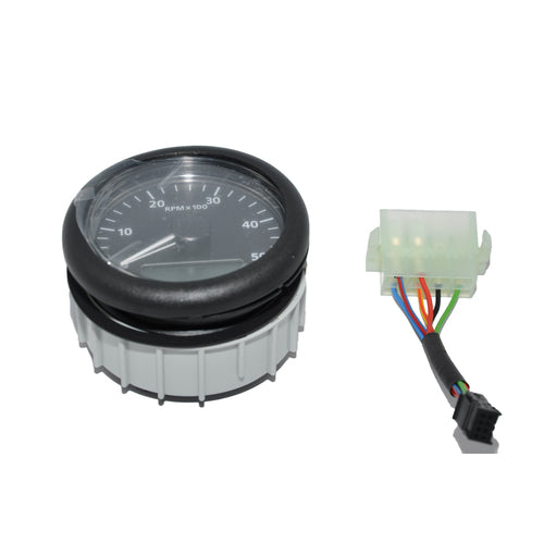 Steyr tachometer, operating hour counter, revolution counter, model XYZ123, black