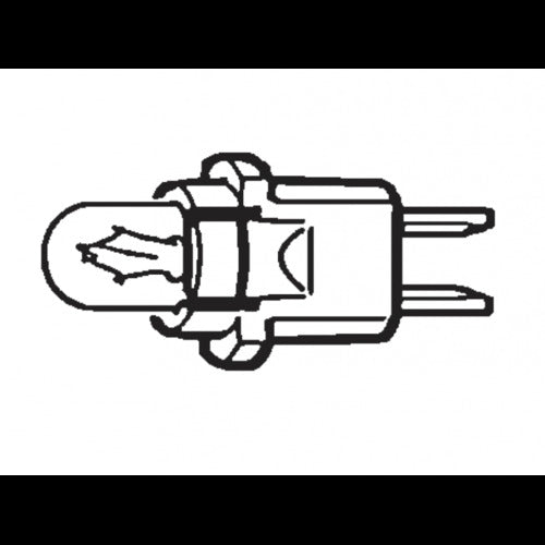 Veratron Glühlampe und Halter 24V Schwarz Modell XYZ123, Ersatzlampen Fassung, Langlebigkeit