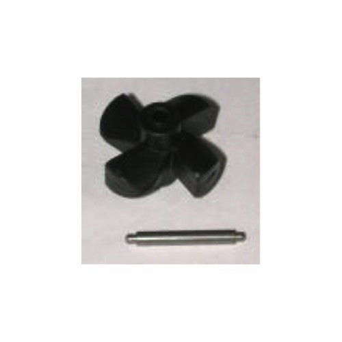 Veratron Sumlog paddle wheel with axle, marine speedometer, model XYZ123, black, 0-50 kn