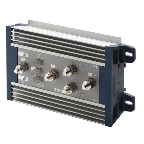 Vetus Batterietrenner 12/24V 2x150A Ladetransistoren Batterieseparator MOSFET-Technologie