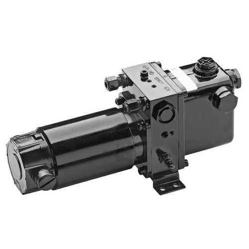 Vetus Elektro-Hydraulikpumpe 24V 1900R, Hydraulikpumpe, neues Modell Schwarz 1.5 kg