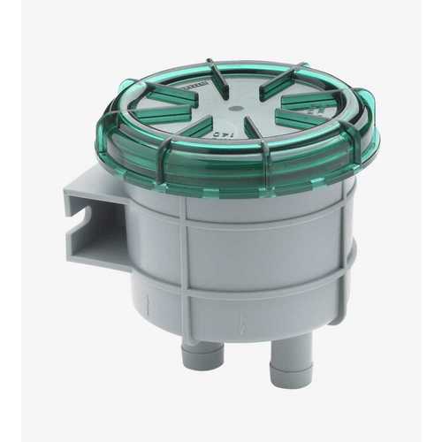 Vetus Geruchsfilter Schmutzwasser 16mm, Abluftfilter Aktivkohle, einfache Installation