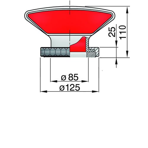 Vetus Lüfterhutze Silikon abnehmbar, Ventilatorhaube UV-beständig, langlebig