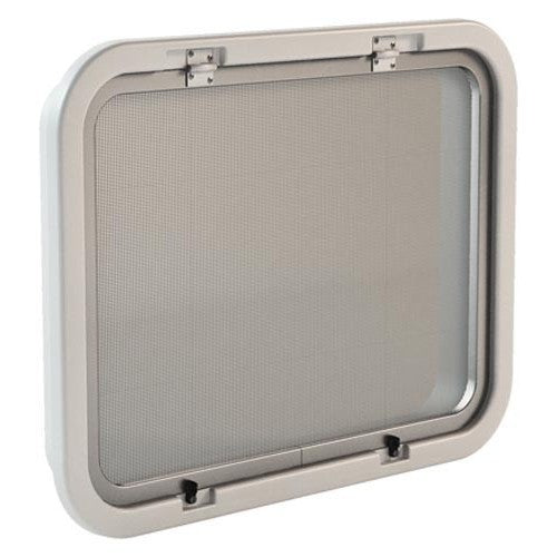 Vetus Mückengitter und Gegenring für Planus 50, Insektenschutzdecksluken, elegantes Finish, bis 50mm anpassbar