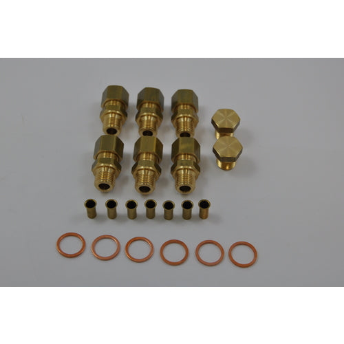 Vetus nipple set double locking block check valves, connection kit optional, autopilot installation
