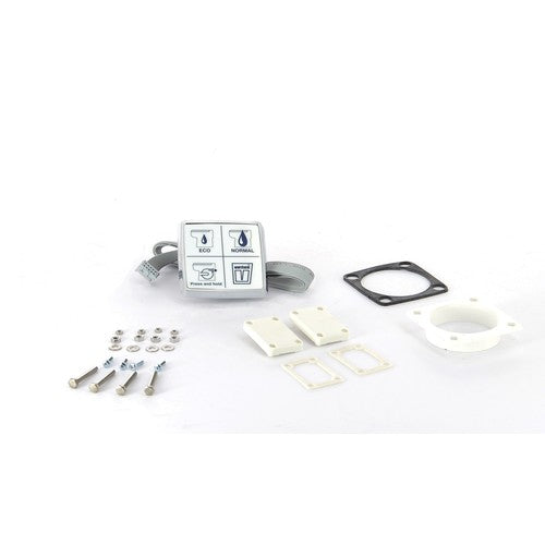 Vetus WC Panel Schwarz, Toilettenbedienfeld, Modell XYZ123