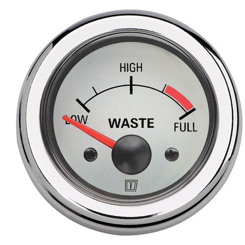 Vetus Schmutzwasseranzeige 24V, Fäkalien- und Abwassermessgerät, Warnanzeige bei vollem Tank