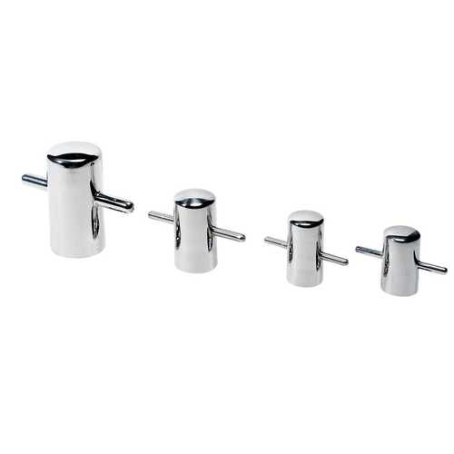 Vetus welding bollard, stainless steel, mirror polished, boat bollard, weldable on deck