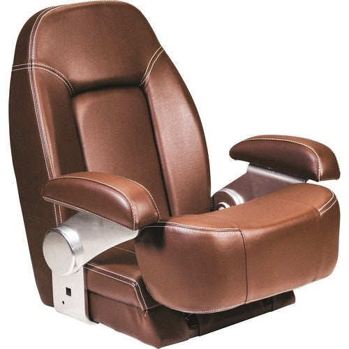 Vetus Bootsstuhl Mahagoni-Braun, Seemanns-Sitz, Modell XYZ123, sicher und langlebig