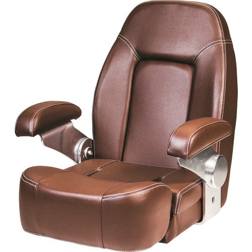 Vetus Bootsstuhl Mahagoni-Braun, Seemanns-Sitz, Modell XYZ123, sicher und langlebig