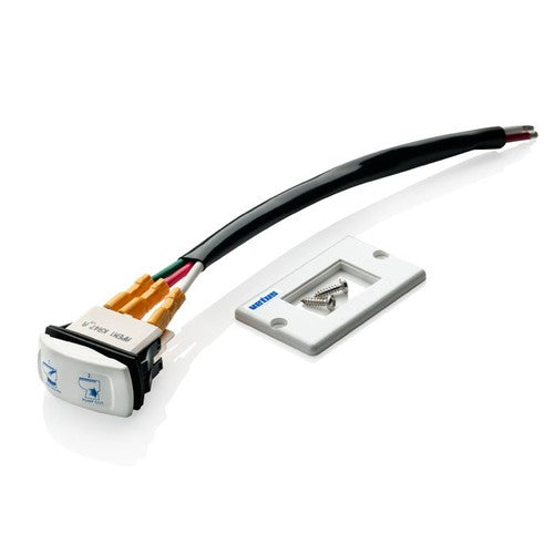 Vetus Rocker Switch Set, WCPS + SMTO2S, Modell XYZ123, Schwarz, Sicheres Bedienfeld