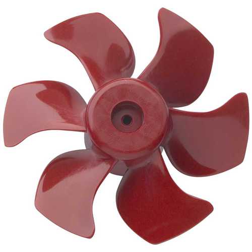 Vetus Propeller Set 6 Replacement Blades Diameter 110 mm Bow Thruster USP Bow25 Model XYZ123 Black