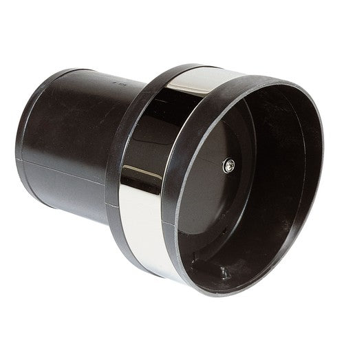 Vetus mirror feedthrough plastic, exhaust feedthrough, fiberglass reinforced with stainless steel band