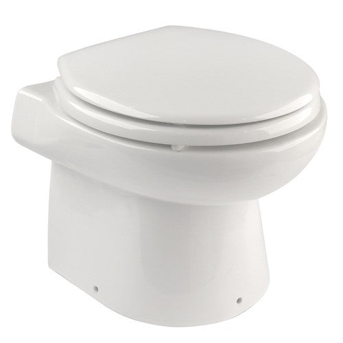 Vetus Elektrische Bordtoilette 12V, Marine Toilette, Kompakt & Geräuscharm mit Edelstahlklingen