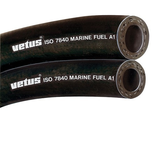 Vetus fuel hose 5mm NBR rubber fuel line, fire-resistant CE-certified A1