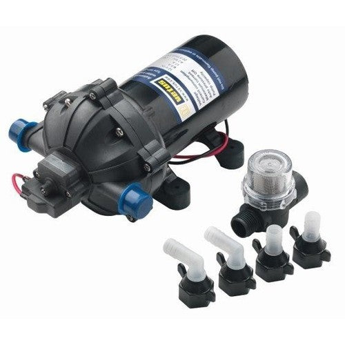 Vetus Trinkwasserpumpe 24V 20 Ltr/Minute, Druckwassersystem, geräuscharm, selbstansaugend, thermischer Überlastschutz