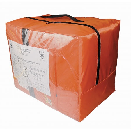 VSG Feststoff-Rettungsweste für Erwachsene, Schwimmweste, Auftrieb 100N, orange, Set mit 4 Stück, ideal für >40kg