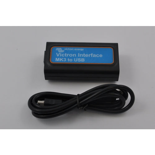 Victron Interface USB-Adapter VE.Bus, USB-Schnittstelle, neues Modell XYZ123 schwarz