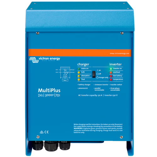 Victron Wechselrichter-Ladegerät MultiPlus 12/3000/120-16 230V VE.Bus, Inverter, PowerAssist-Technologie