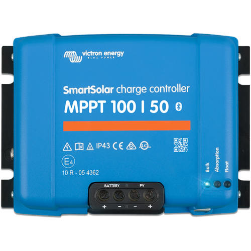 Victron Solarladegerät SmartSolar MPPT 100/30, Ultra Fast Maximum Power Point Tracking, Fernüberwachung mit Bluetooth, Batteriespannung bis 0 Volt