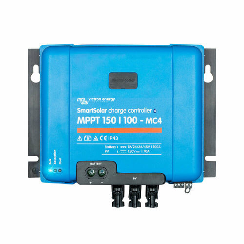 Victron Solar-Laderegler SmartSolar MPPT 150/100 MC4, Solarladeregler, sicherer Betrieb