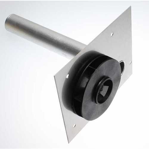 Wallas Combustion Air Blower Black Model XYZ123, Heating Fan, Safe and Efficient Design