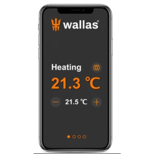 Wallas Diesel-Heizung 1000-4500W Warmluftheizung, Greenboost-Brenner niedriger Spannungsbedarf, Intelligente Temperaturregelung Bluetooth-Steuerung
