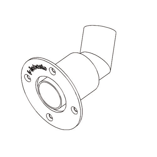 Webasto through-hull fitting D38 straight, boat fitting, new model