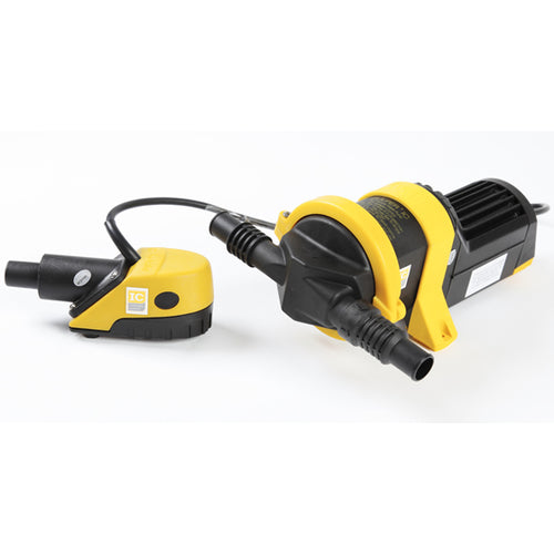 Whale Elektrische Bilgenpumpe 12 Volt, Bilge IC, Fernmontierte Automatik mit Sanftanlauf und langer Lebensdauer