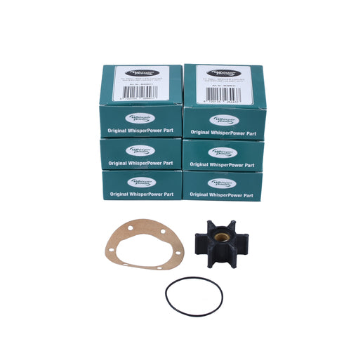 WhisperPower Laufradsatz 6er-Pack, Modell XYZ123, Schwarz, 1.5 kg