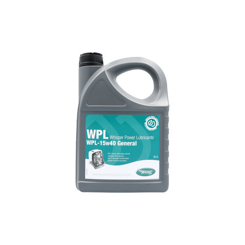 WhisperPower Motorenöl 15W-40 Diesel Generator Schmiermittel, Premium Engine Oil, erhöhte Kraftstoffeffizienz und Verschleißschutz