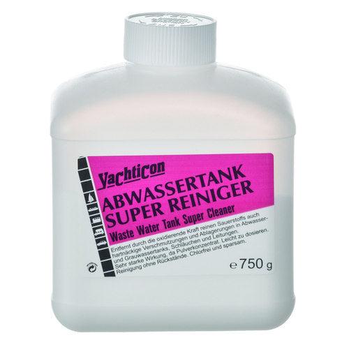 Yachticon Abwassertank Reiniger Pulverkonzentrat chlorfrei, Grauwassertank Reiniger, starke Wirkung 750 g
