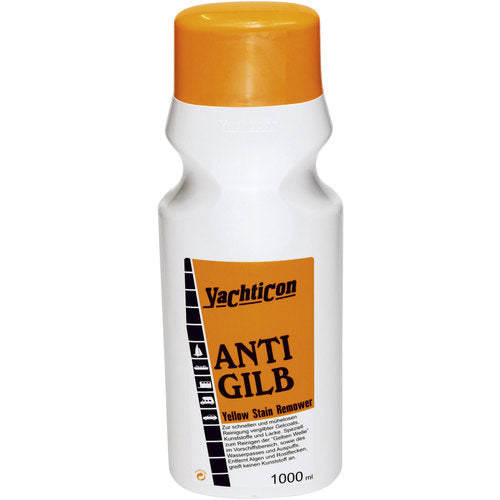Yachticon Gel-Reiniger Anti Gilb 1000 ml, Algenentferner für vergilbte Gelcoats, effektive selbsttätige Reinigung